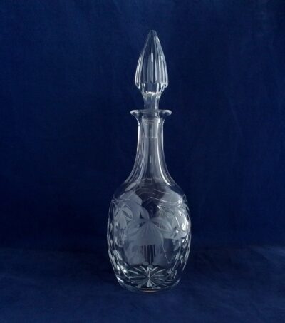 Fuchsia wine decanter